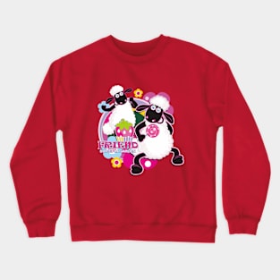 sheep friend Crewneck Sweatshirt